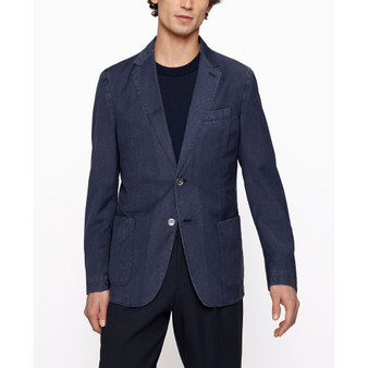 Men's Slim-Fit Single-Breasted Jacket
