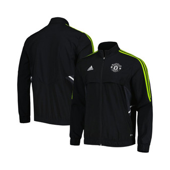 Men's Black Manchester United Presentation AEROREADY Full-Zip Jacket