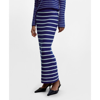 Women's Striped Knitted Skirt
