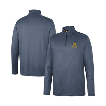 Men's Navy Notre Dame Fighting Irish Logo Quarter-Zip Windshirt