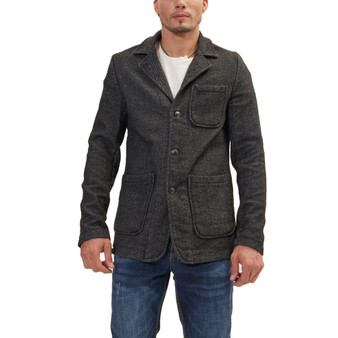 Men's Modern 3-Button Cotton Jacket