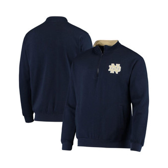 Men's Navy Notre Dame Fighting Irish Tortugas Logo Quarter-Zip Jacket