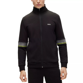 Men's Multi-Colored Logo Zip-Up Sweatshirt