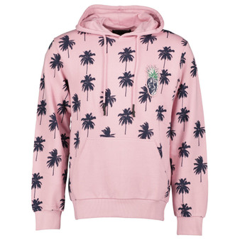 Men's Classic-Fit Palm Tree-Print Hoodie