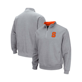 Men's Heathered Gray Syracuse Orange Tortugas Team Logo Quarter-Zip Jacket