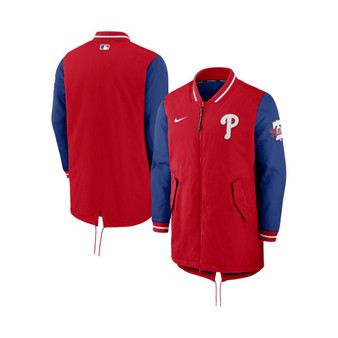 Men's Red Philadelphia Phillies Dugout Performance Full-Zip Jacket