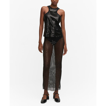 Women's Strass Mesh Skirt