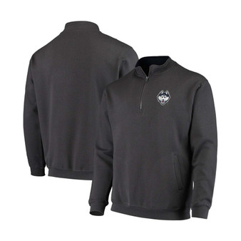 Men's Charcoal Uconn Huskies Tortugas Logo Quarter-Zip Jacket