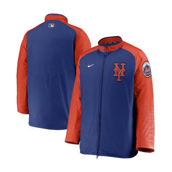 Men's Royal, Orange New York Mets Authentic Collection Dugout Full-Zip Jacket
