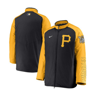 Men's Black Pittsburgh Pirates Authentic Collection Dugout Full-Zip Jacket