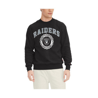 Men's Black Las Vegas Raiders Ronald Crew Sweatshirt