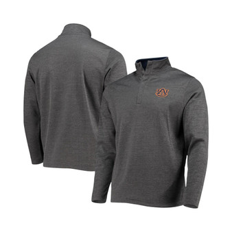 Men's Heathered Charcoal Auburn Tigers Roman Pullover Jacket