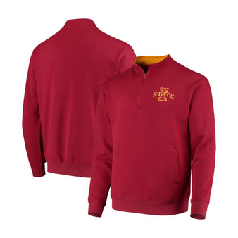 Men's Cardinal Iowa State Cyclones Tortugas Logo Quarter-Zip Jacket