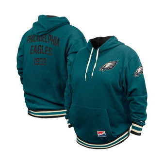 Men's Midnight Green Philadelphia Eagles Big and Tall NFL Pullover Hoodie