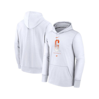 Men's White San Francisco Giants 2023 City Connect Pregame Performance Pullover Hoodie
