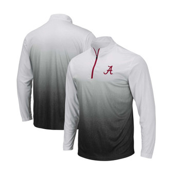Men's Gray Alabama Crimson Tide Magic Team Logo Quarter-Zip Jacket
