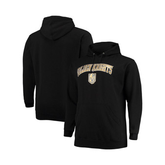 Men's Black Vegas Golden Knights Big and Tall Fleece Pullover Hoodie