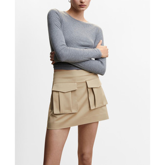 Women's Pocket Mini Skirt