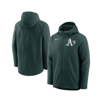 Men's Green, Oakland Athletics Authentic Collection Full-Zip Hoodie Performance Jacket