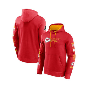 Men's Branded Red Kansas City Chiefs Extra Innings Pullover Hoodie