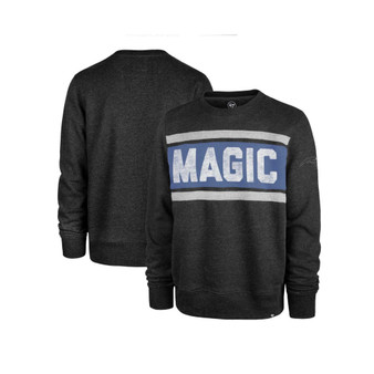 Men's Heather Black Orlando Magic Tribeca Emerson Pullover Sweatshirt