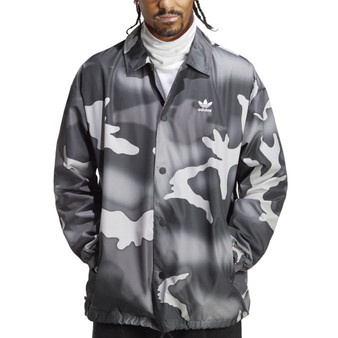 Men's Graphics Allover Camo Print Coach Jacket