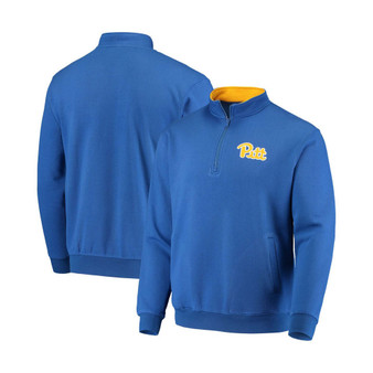 Men's Royal Pitt Panthers Tortugas Logo Quarter-Zip Jacket