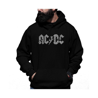 Men's  AC/DC Word Art Hooded Sweatshirt