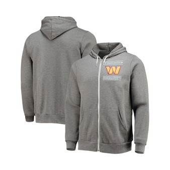 Men's NFL x Darius Rucker Collection by Heathered Charcoal Washington Commanders Sponge Fleece Full-Zip Hoodie