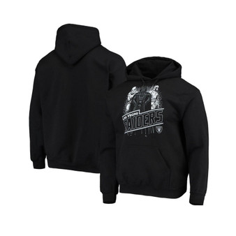 Men's Black Las Vegas Raiders Star Wars Empire Pullover Hoodie