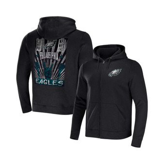 Men's NFL x Darius Rucker Collection by Black Philadelphia Eagles Rocker Full-Zip Hoodie