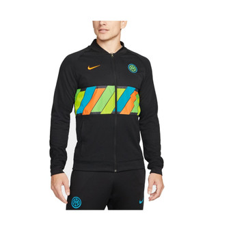 Men's Black Inter Milan I96 Anthem Raglan Full-Zip Jacket