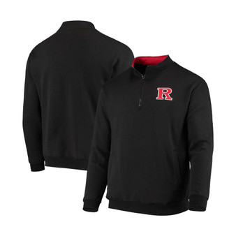 Men's Black Rutgers Scarlet Knights Tortugas Logo Quarter-Zip Jacket