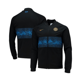 Men's Black Inter Milan I96 Anthem Raglan Full-Zip Track Jacket