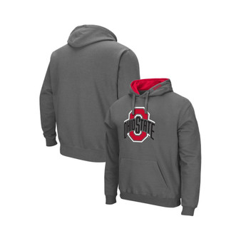 Men's Charcoal Ohio State Buckeyes Arch & Team Logo 3.0 Pullover Hoodie