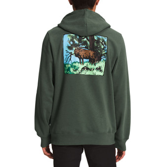 Men's Graphic Injection Hooded Sweatshirt