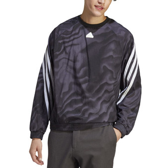 Men's Future Icons Loose-Fit Abstract-Print Sweatshirt