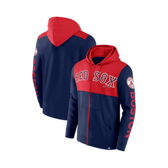 Men's Branded Navy Boston Red Sox Walk Off Fleece Full-Zip Hoodie