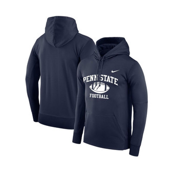 Men's Navy Penn State Nittany Lions Big and Tall Legend Retro Football Performance Pullover Hoodie
