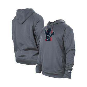 Men's Gray Houston Texans Training Camp Raglan Pullover Hoodie