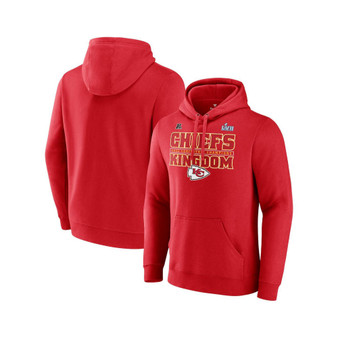 Men's Branded Red Kansas City Chiefs 2022 AFC Champions Team Slogan Pullover Hoodie