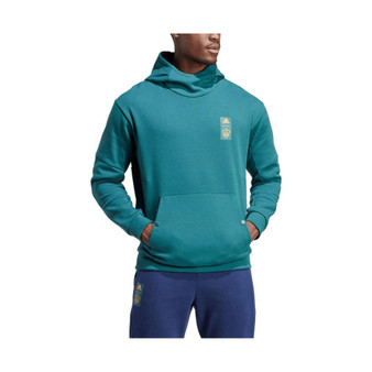 Men's Teal LA Galaxy 2023 Player Travel Pullover Hoodie