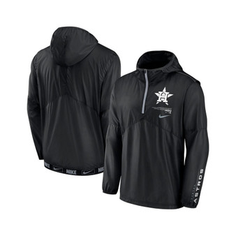 Men's Black Houston Astros Night Game Half-Zip Hoodie