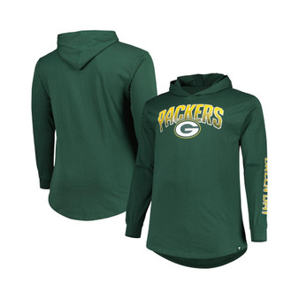 Men's Branded Green Green Bay Packers Big and Tall Front Runner Pullover Hoodie