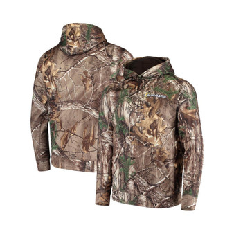 Men's Realtree Camo Los Angeles Rams Circle Champion Tech Fleece Pullover Hoodie