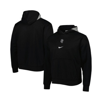 Men's Black St. John's Red Storm Spotlight Performance Pullover Hoodie