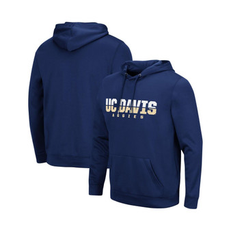 Men's Navy UC Davis Aggies Lantern Pullover Hoodie