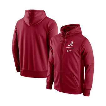 Men's Crimson Alabama Crimson Tide Logo Stack Performance Full-Zip Hoodie