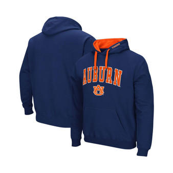 Men's Navy Auburn Tigers Big and Tall Arch & Logo 2.0 Pullover Hoodie