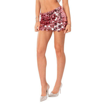 Women's Sabina Low-Rise Sequin Mini Skirt